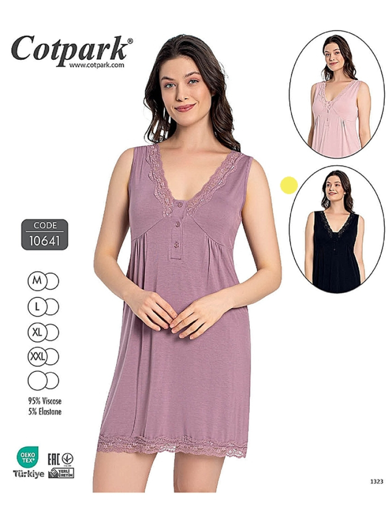 Ночная сорочка 10641 black