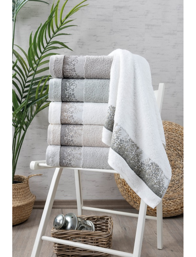 Tenti бамбукові рушники 50х90см., 6шт/уп. Pupilla Туреччина