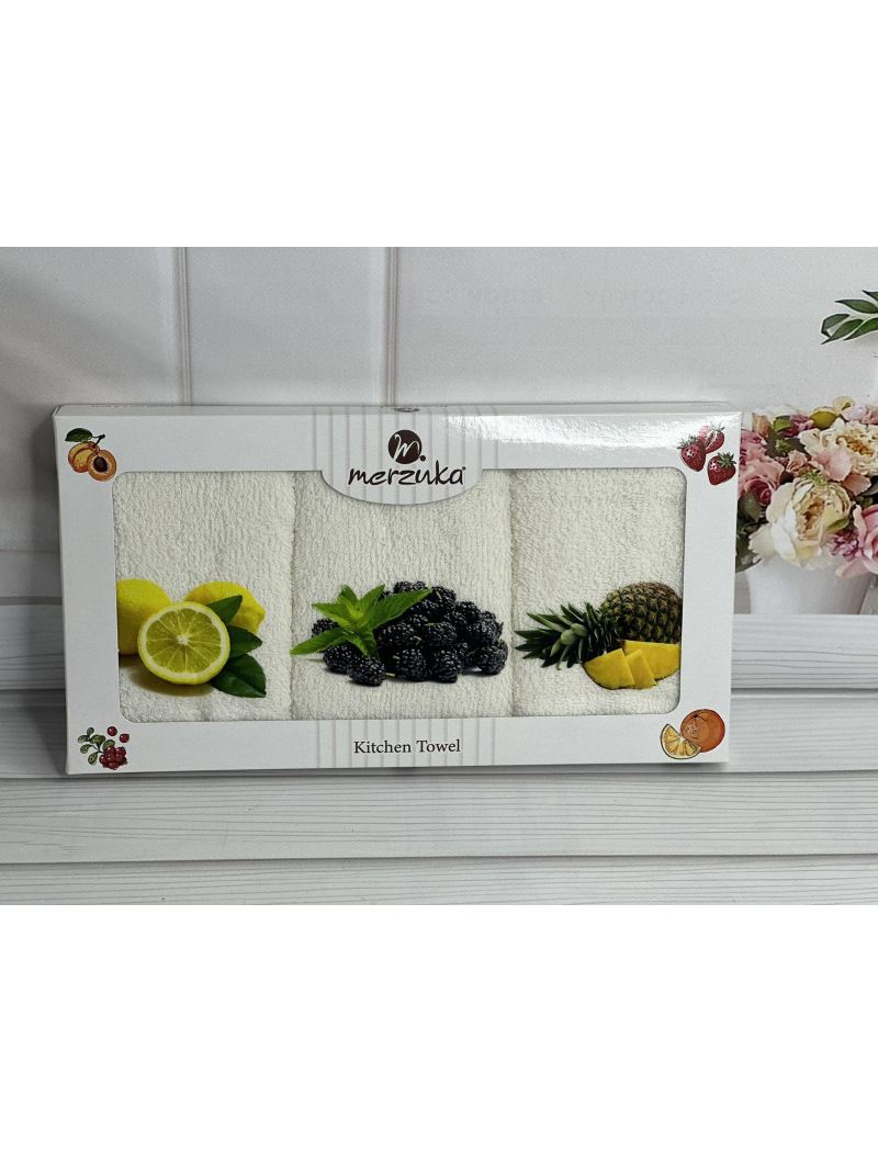 Merzuka ananas Махрові рушники 30х50см., 3шт.