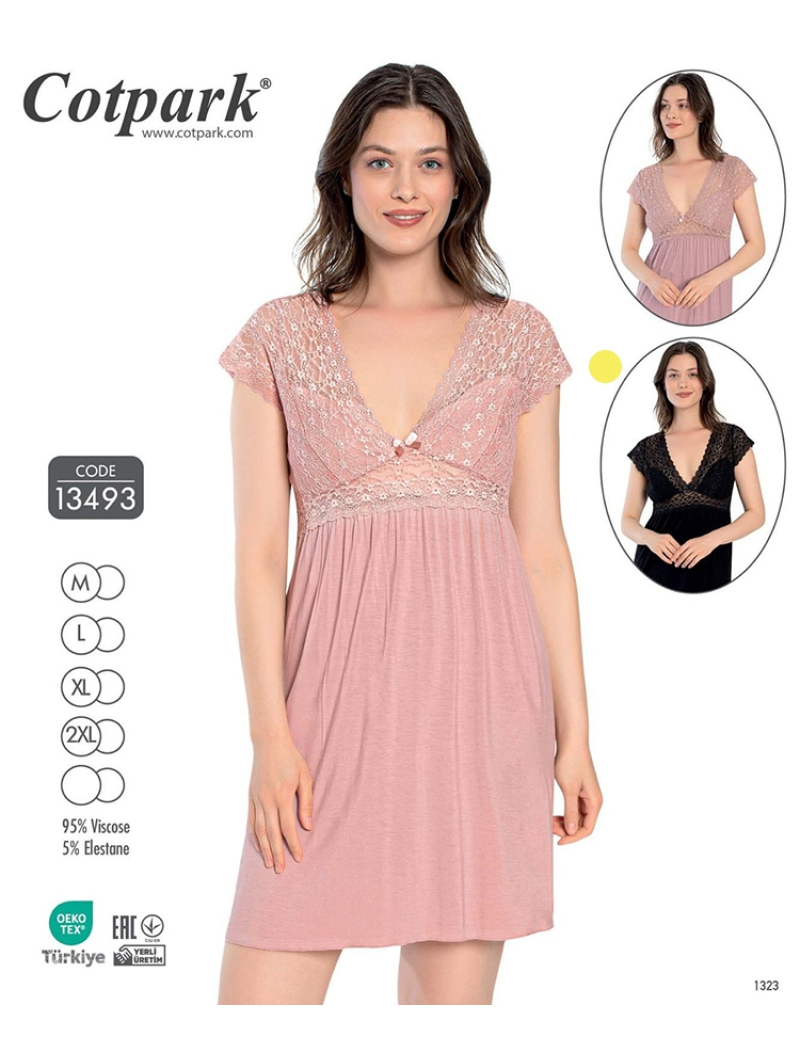 Ночная сорочка 13493 black