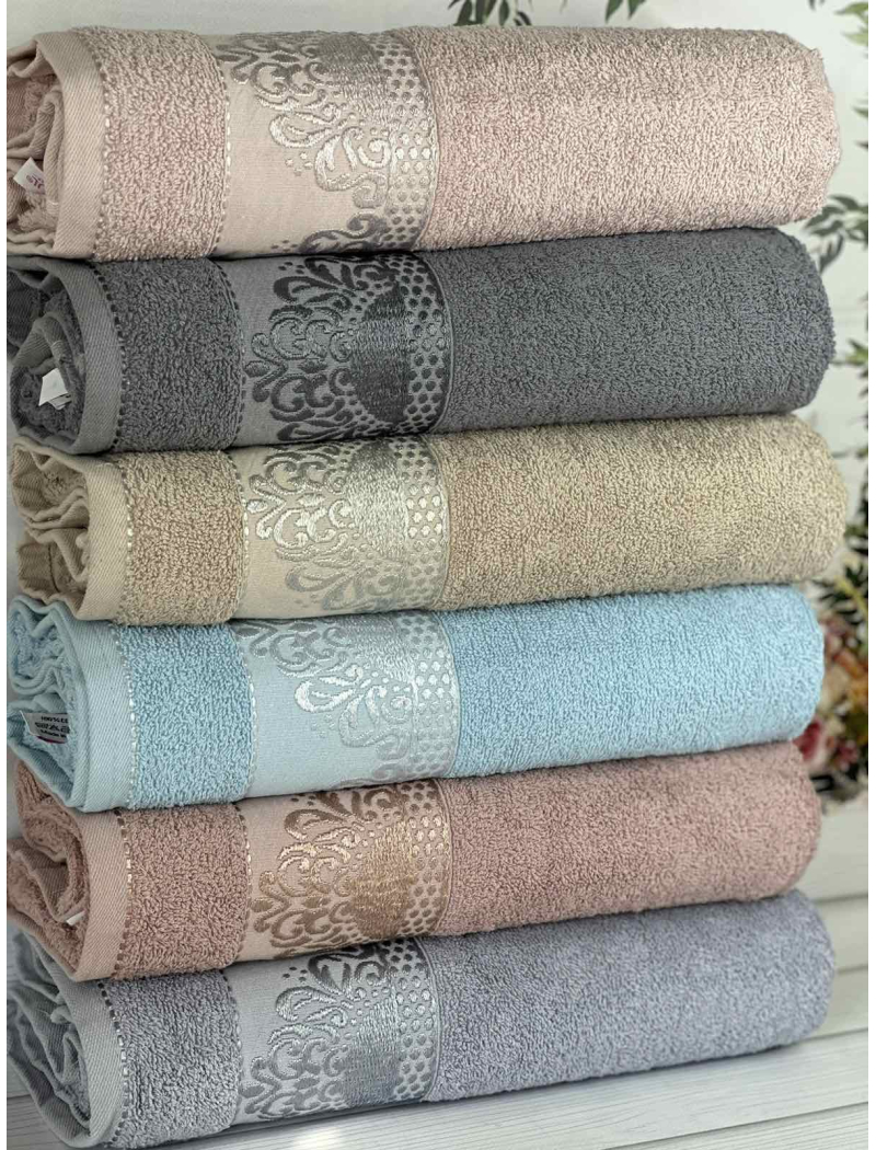 Mesale Durul махрові рушники 50х90см., 6 шт/уп. Туреччина