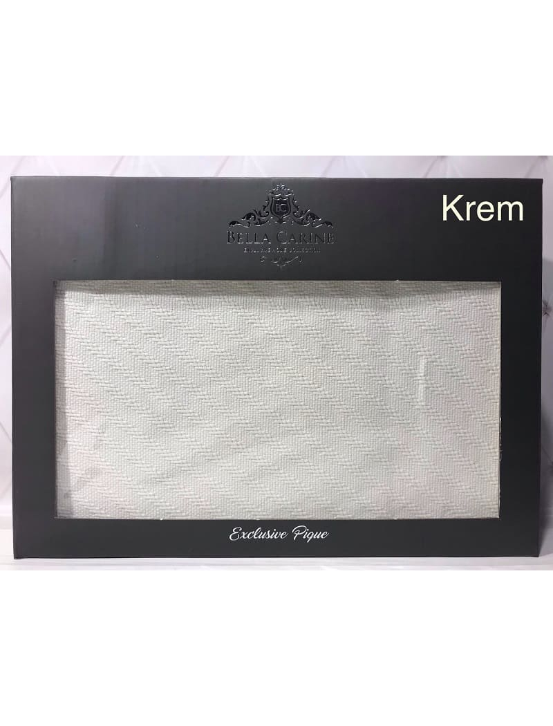 Krem пике 200х240см. Хлопок. Bella Carine Турция
