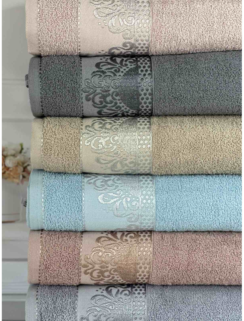 Mesale Durul махрові рушники 50х90см., 6 шт/уп. Туреччина
