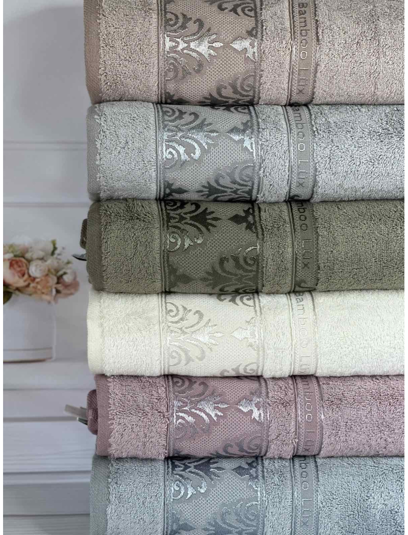 022 Durul Bambuk рушники 50х90см., 6 шт/уп. Туреччина