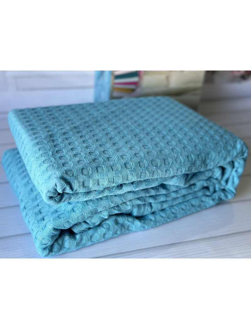 Вафельное пике 200х240см. Хлопок. By Ido Турция. 9251-1