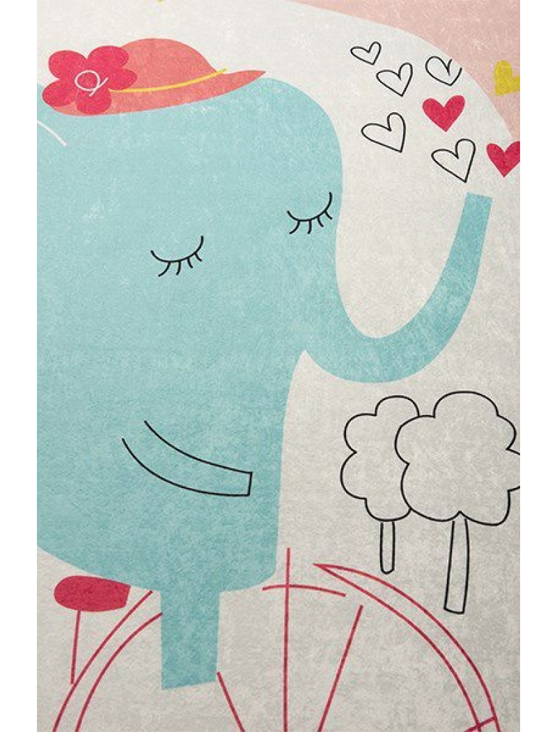 Eephant bike bej 140х190см. Килимки в дитячу кімнату. Туреччина.