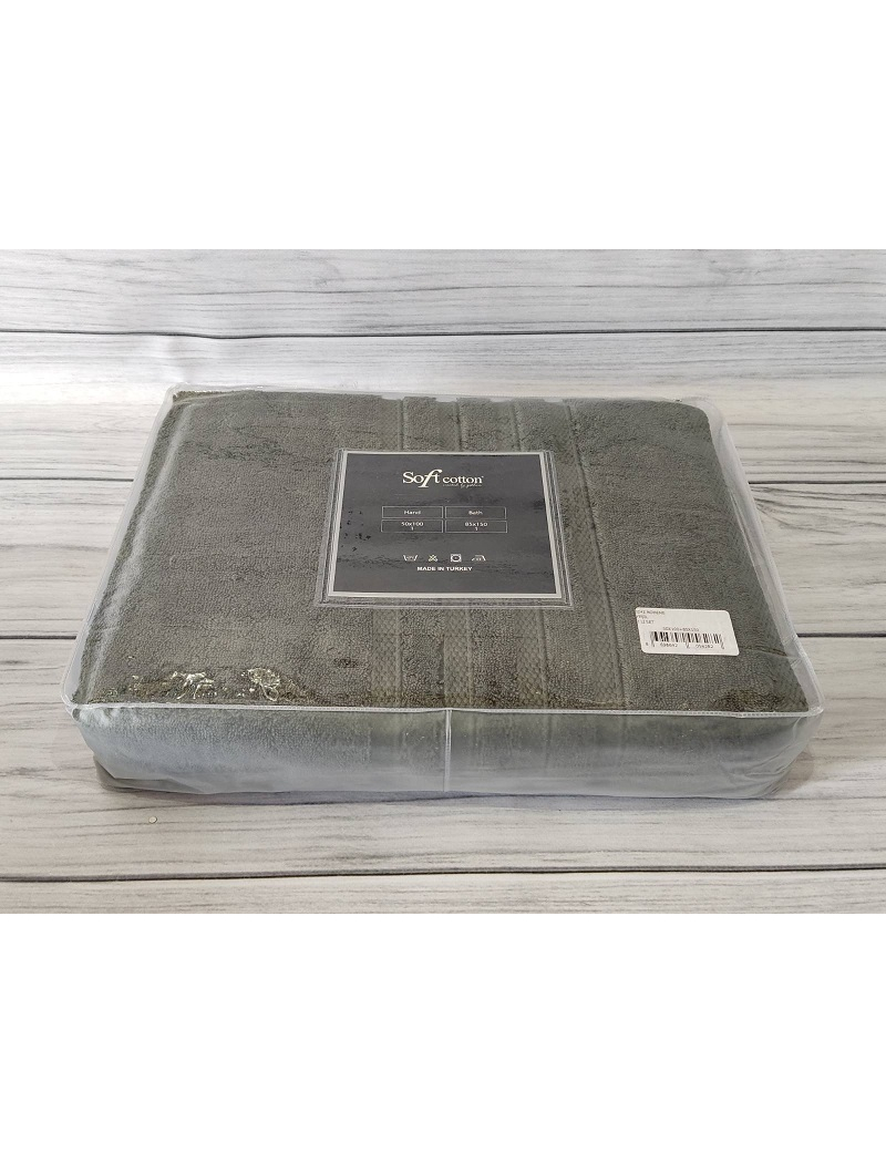 Boheme tas махровые полотенца 2в1 Soft cotton Турция.