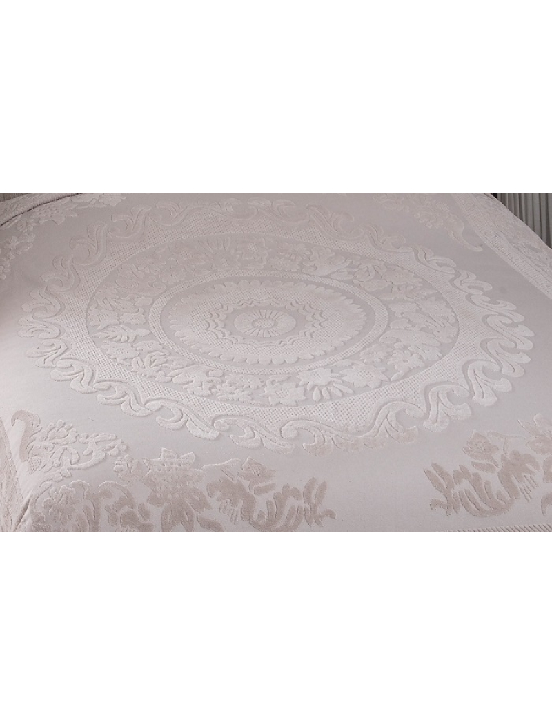 Odessa bej велюрове простирадло 200х220см. Brlizza Туреччина