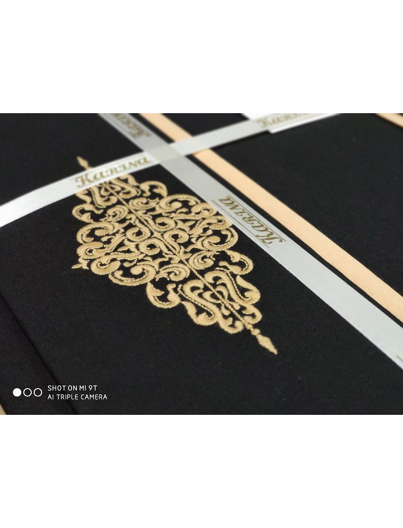 copy_Sari gri постільна білизна з вишивкою. Євро розмір. Ранфорс. Karina Туреччина.