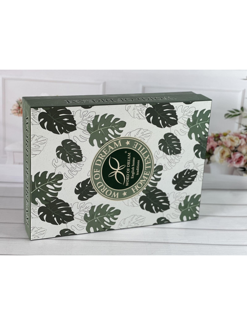 Skay сатинова постільна білизна євро розміру. Word of dream.