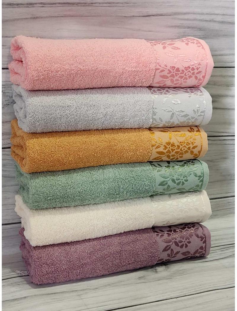 Mame Ramaska 50х90см., 6 шт/уп. махрові рушники. Бавовна. Туреччина