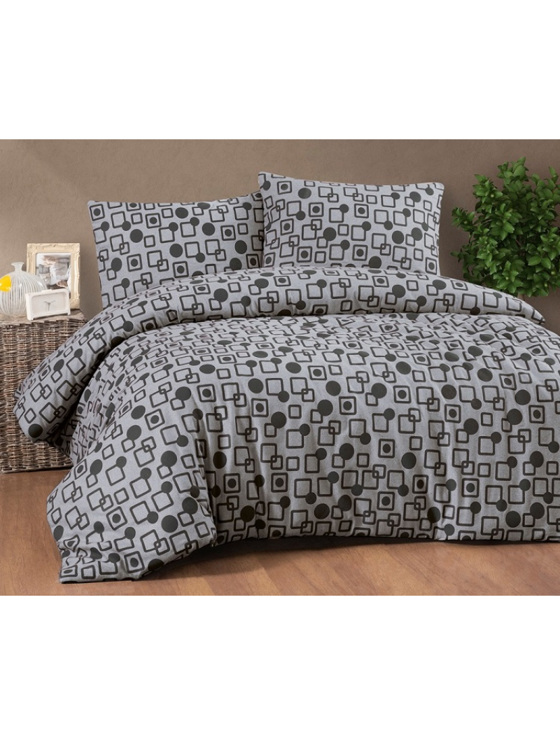 41902 фланелева постіль, євро розмір. Cotton collection Туреччина