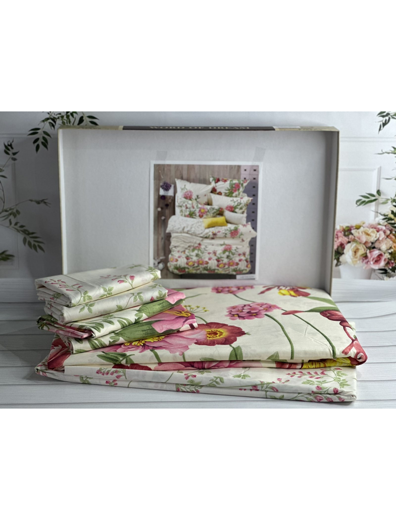 16FHX329 сатинова постільна білизна, євро розмір. Word of dream.