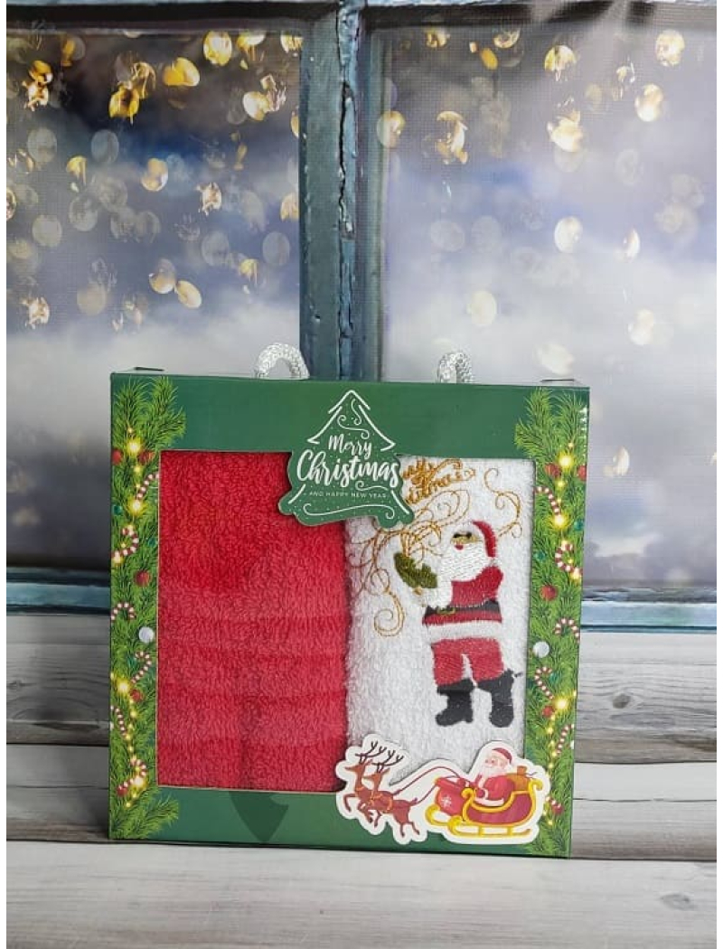 Bella Karina Christmas breaz новорічні рушники, 30х50см.