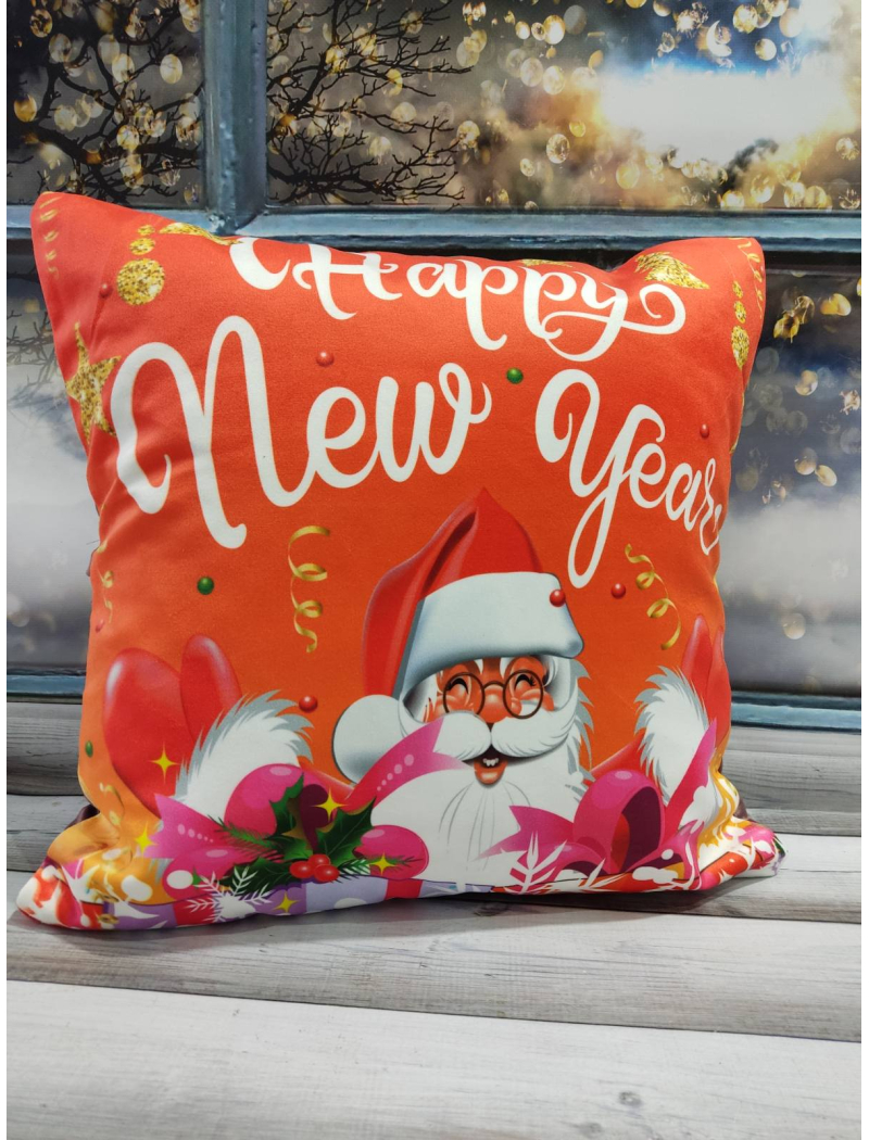 Новорічні наволочки 45х45см. Dijital принт. Туреччина.