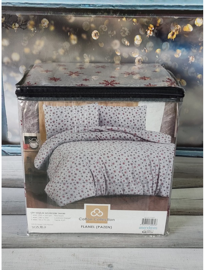 41847 фланелева постіль, євро розмір. Cotton collection Туреччина