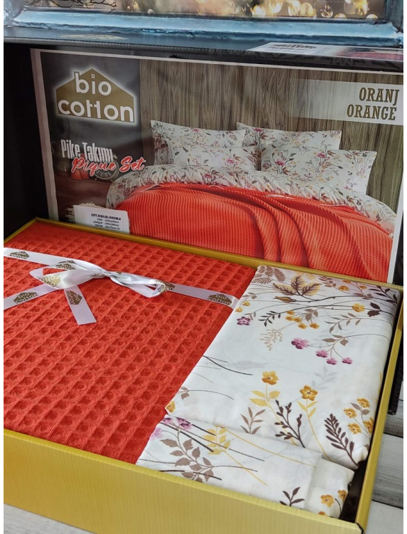 Oranc Літній набір з вафельним покривалом. Bio Cotton Туреччина
