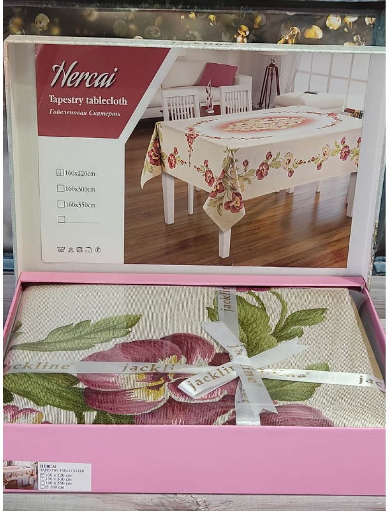 Jackline Туреччина.Hercai.Гобеленова скатертина 160х220см.