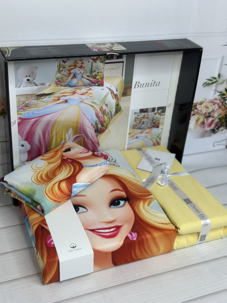 Bunita дитяча полуторна постільна білизна. Ранфорс. Romeo home Туреччина.