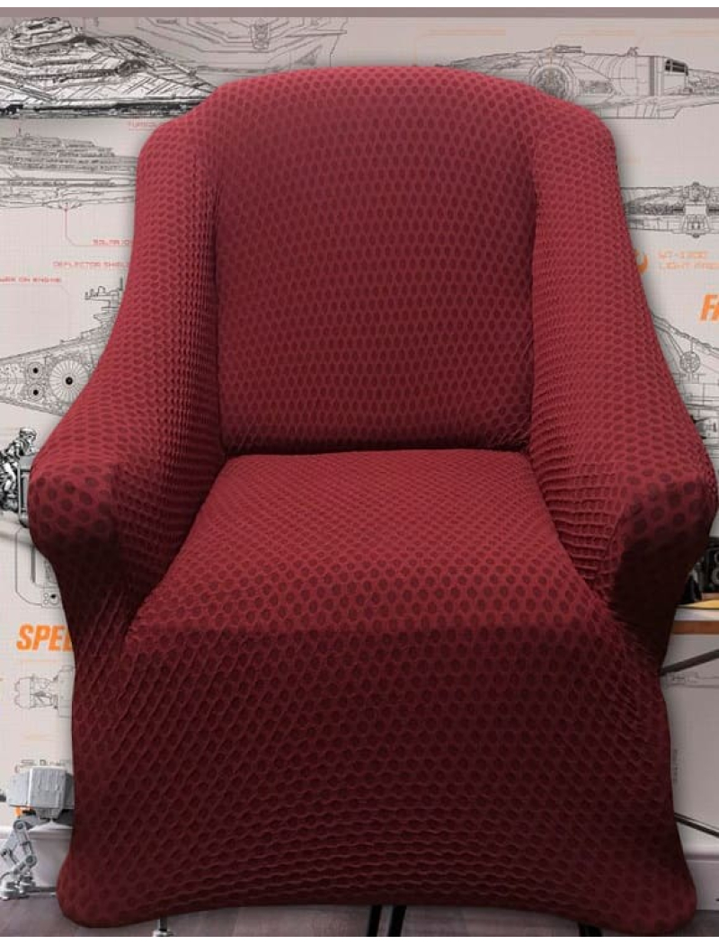 Altinkoza. Bordo чохли на диван та крісла, без спідниці