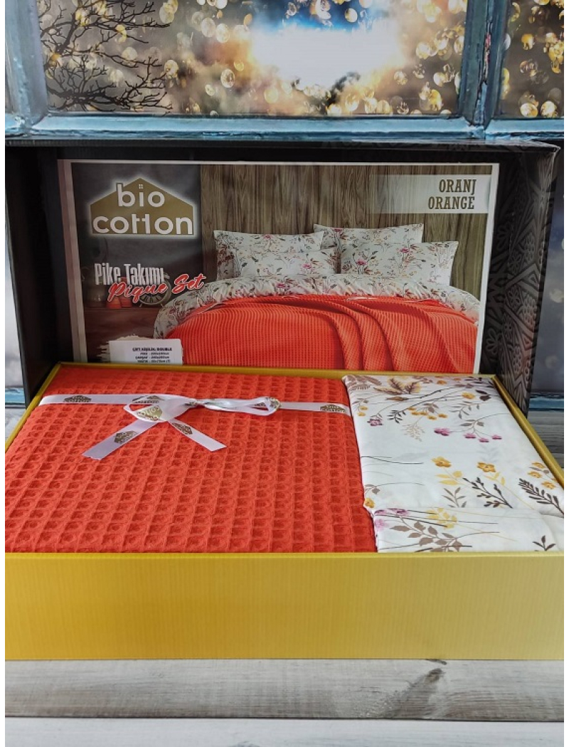Oranc Літній набір з вафельним покривалом. Bio Cotton Туреччина