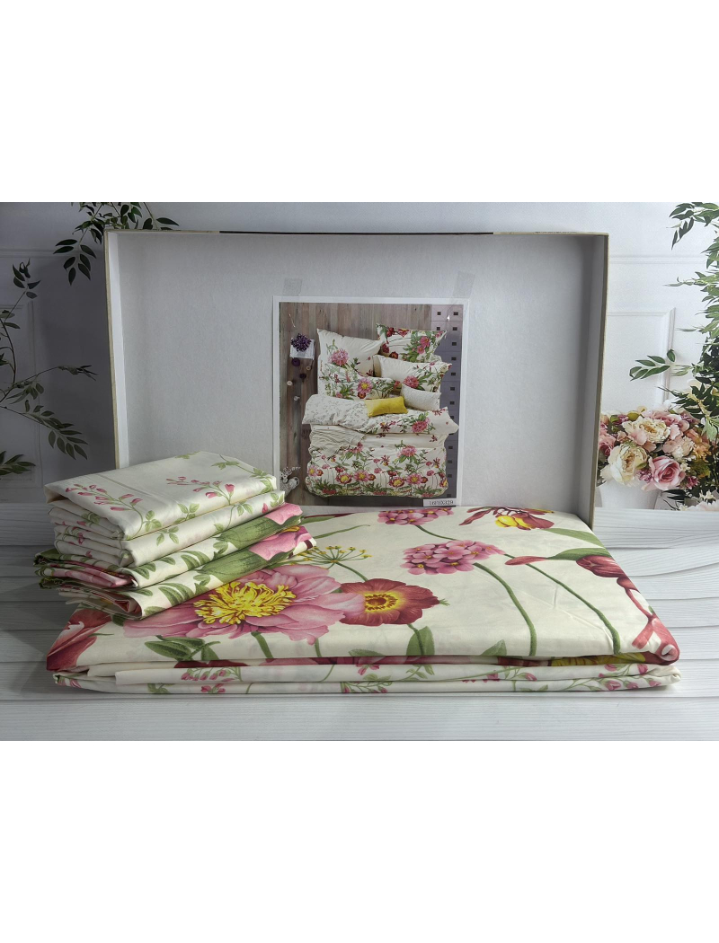 16FHX329 сатинова постільна білизна, євро розмір. Word of dream.