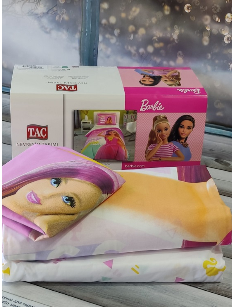 Barbie полуторная детская постель. Ронфорс. TAC Турция.