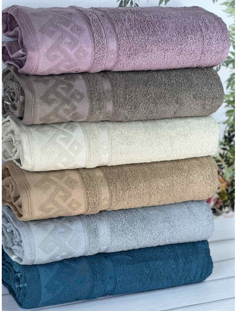 Alfa Durul махрові рушники 50х90см., 6 шт/уп. Туреччина