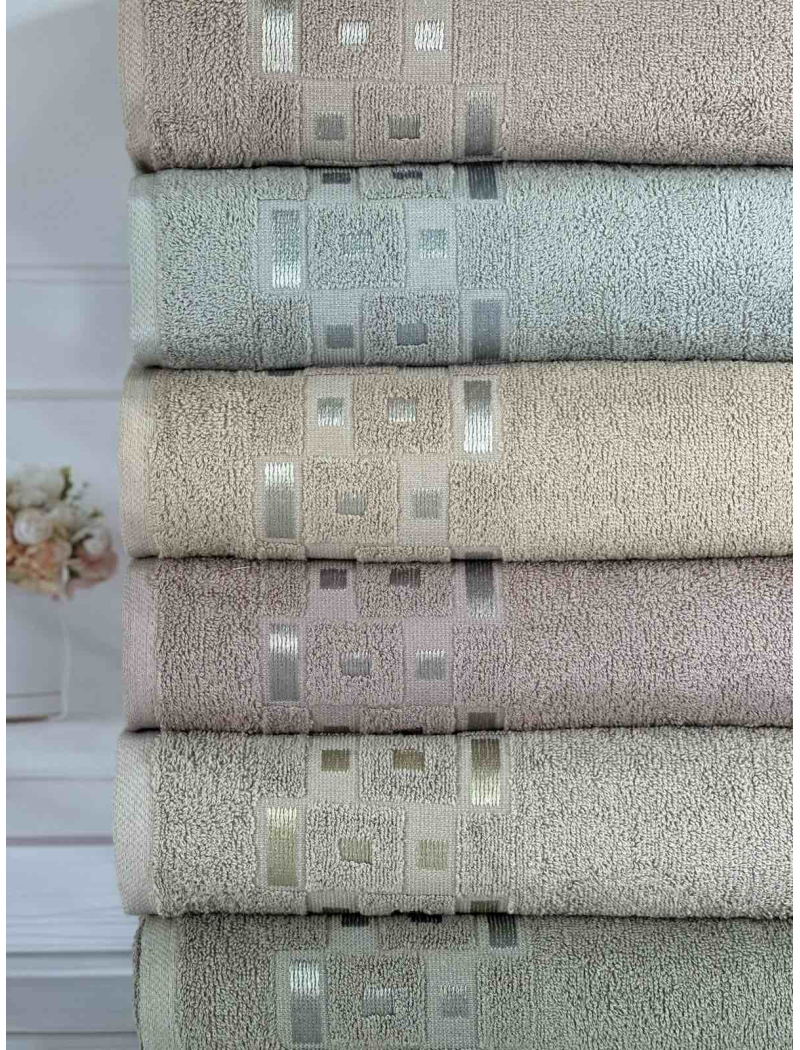 Adal Durul махрові рушники 50х90см., 6 шт/уп. Туреччина