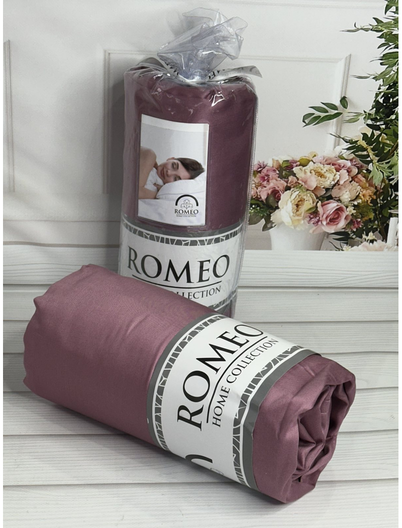 Duz murdum 180х200см., сатинове простирадло на резинці. RomeoТуреччина.