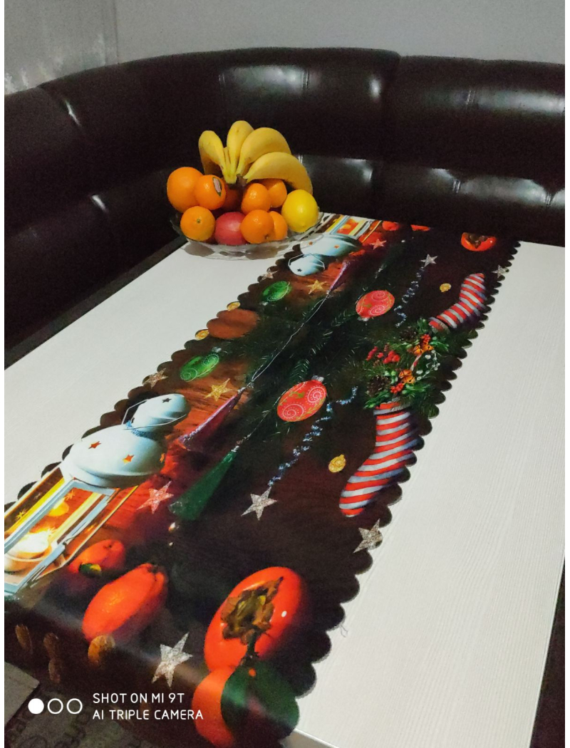 СТ.Новорічна дорожка 134х37см. Поліестер. Туреччина.