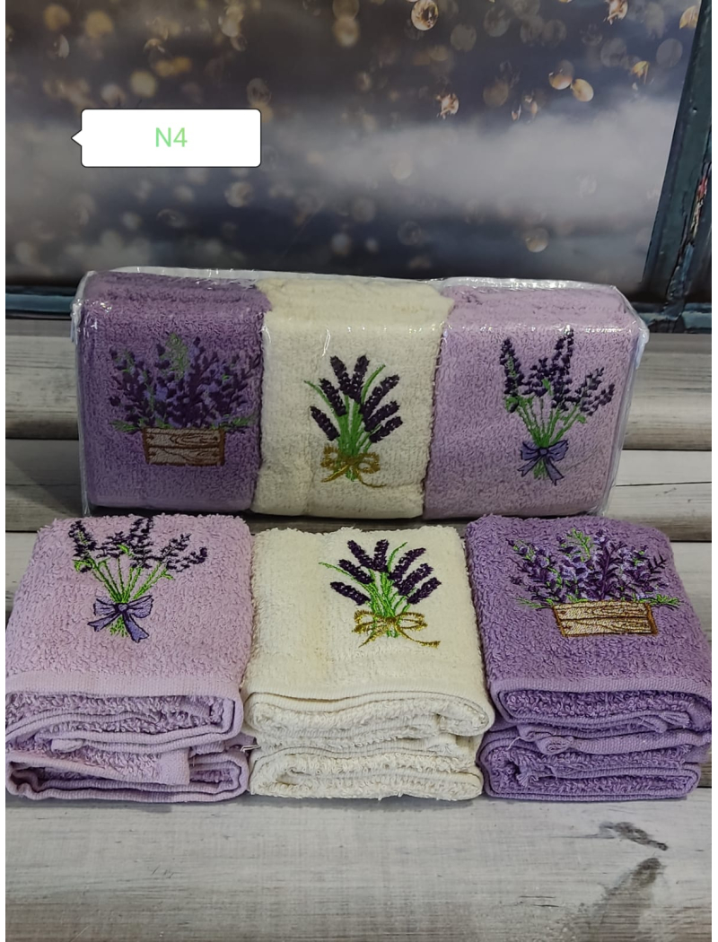 Mame Lavanta 30х50см., 6 шт/уп. Кухонні рушники. ПВХ упаковка.