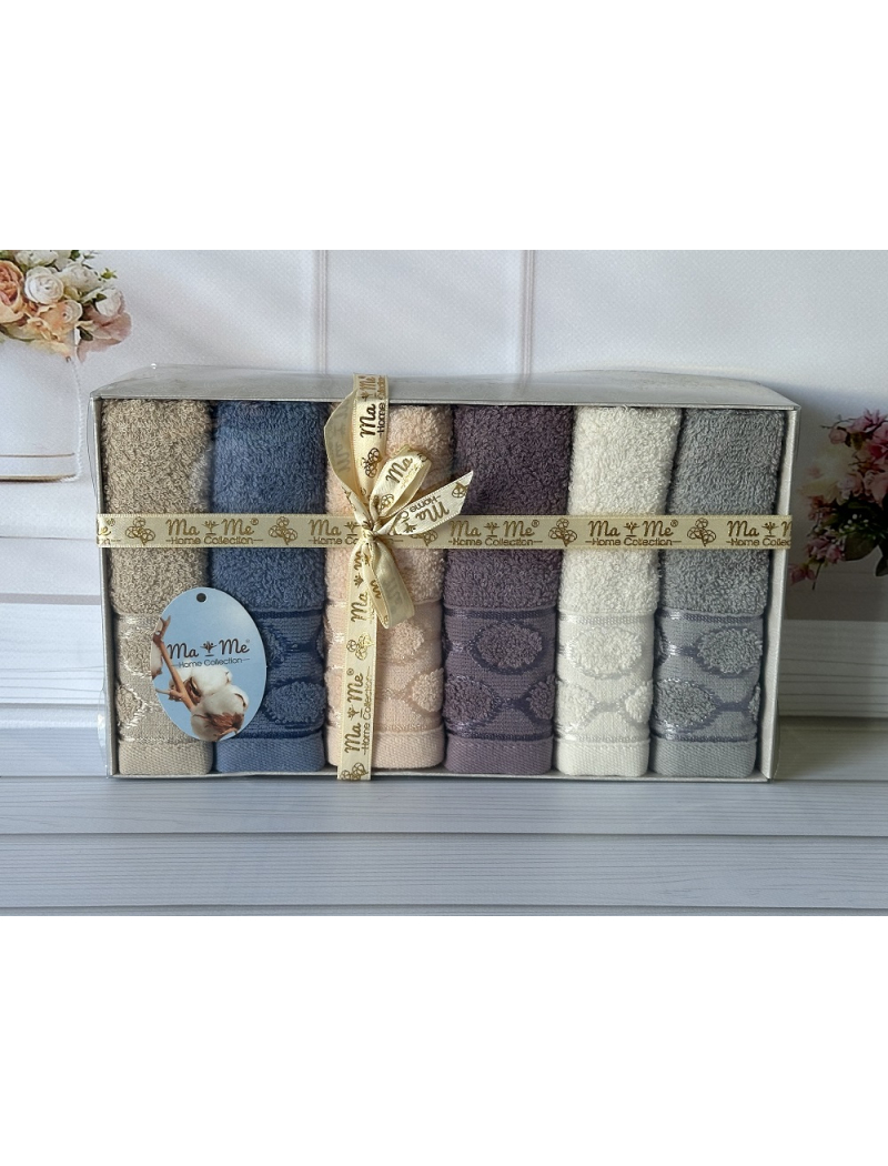 Mame oval 6в1 Махровые полотенца 30х50см. Хлопок. Турция.