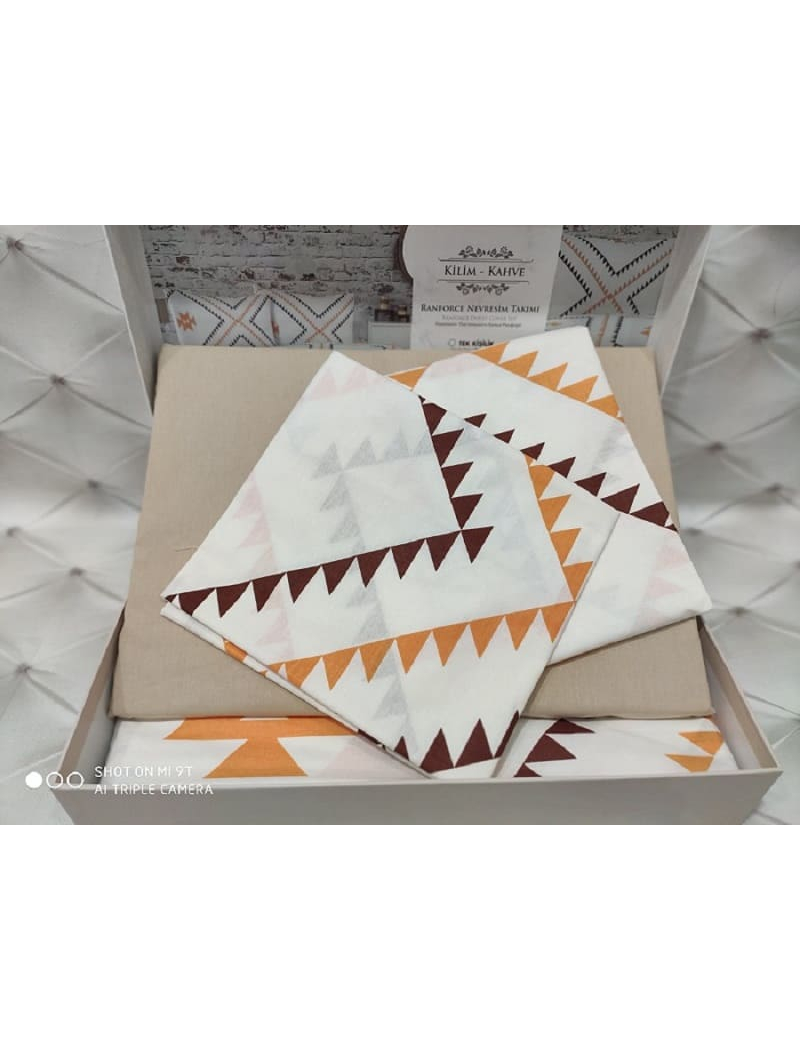 Kilim kahve сімейна постіьна білизна. Ранфорс. Belizza Туреччина.