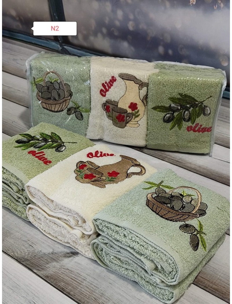 Mame Alivka 30х50см., 6 шт/уп. Кухонні рушники. ПВХ упаковка.