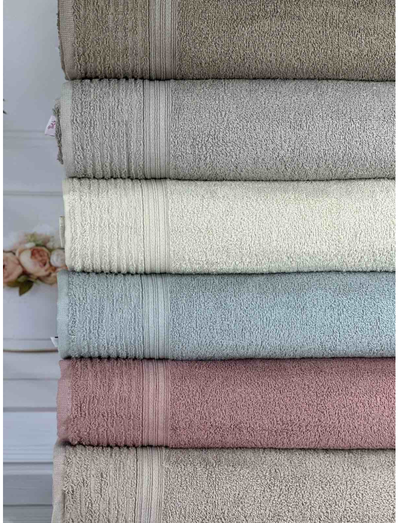 Atlas Durul махрові рушники 50х90см., 6 шт/уп. Туреччина