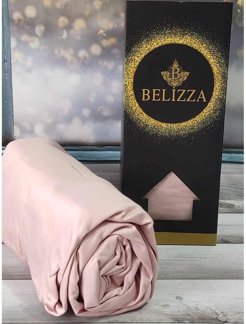 Pembe 160х200см., сатинове простирадло на резинці. Belizza Туреччина.
