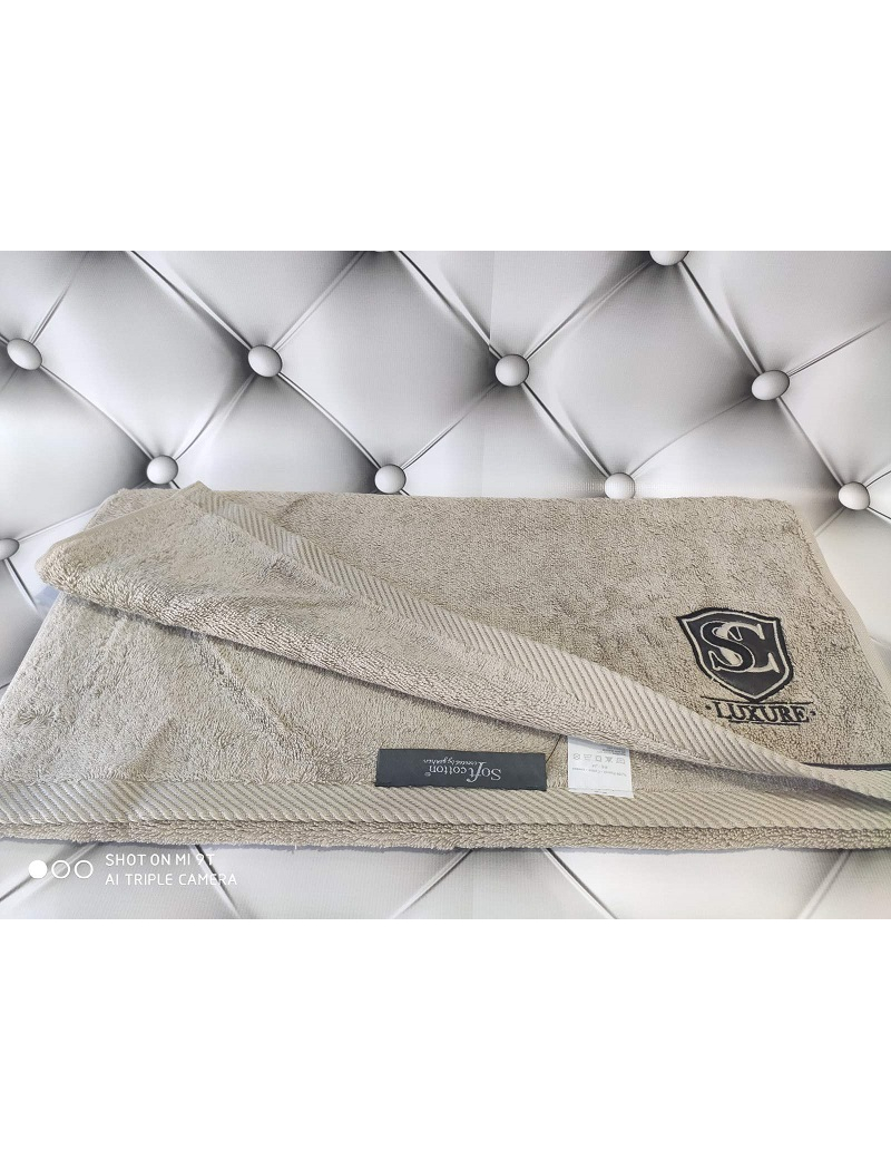 Luxure bej махровое полотенце 50х100см., 580 г/м2. Хлопок. Soft cotton Турция.