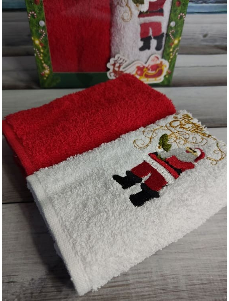 Bella Karina Christmas breaz новорічні рушники, 30х50см.
