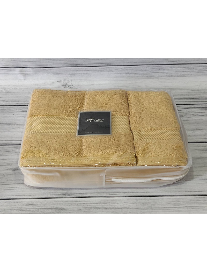 Deluxe hardal махровые полотенца 3в1 Soft cotton Турция.
