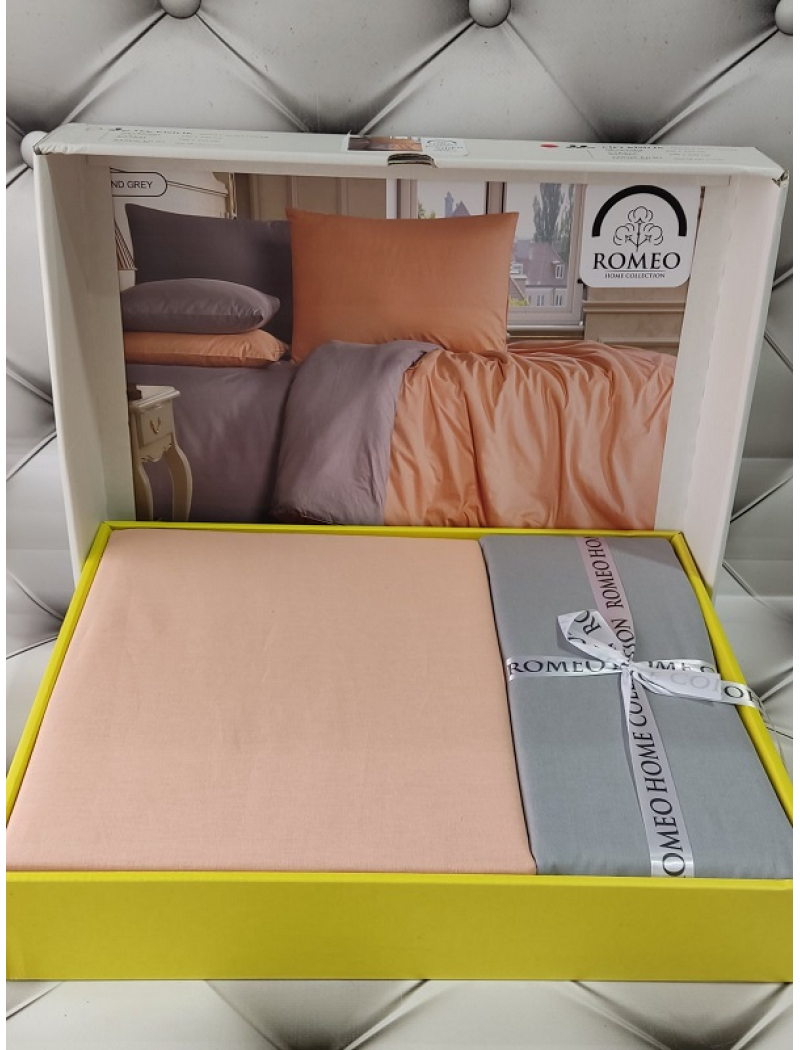 Ran.POWDER AND GREY постіль євро розміру. Ранфорс. Romeo Туреччина