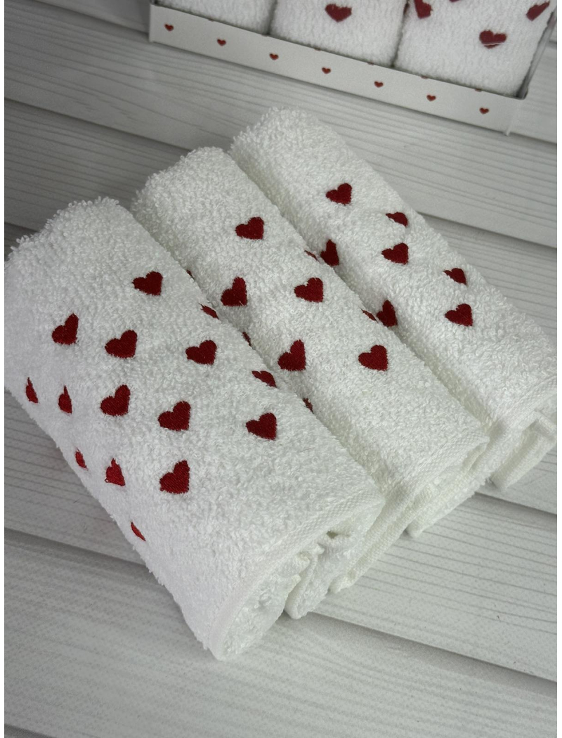 Mame Heart 3в1 кухонні рушники 30х50см.