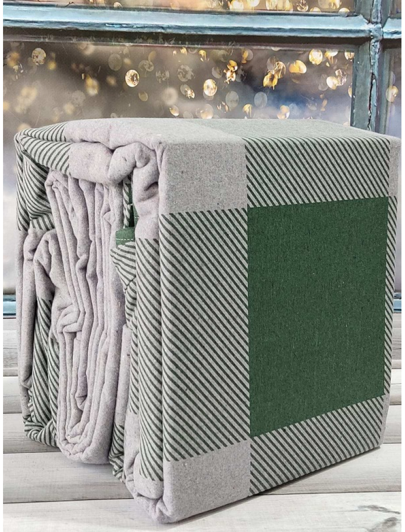 41901 фланелева постіль, євро розмір. Cotton collection Туреччина