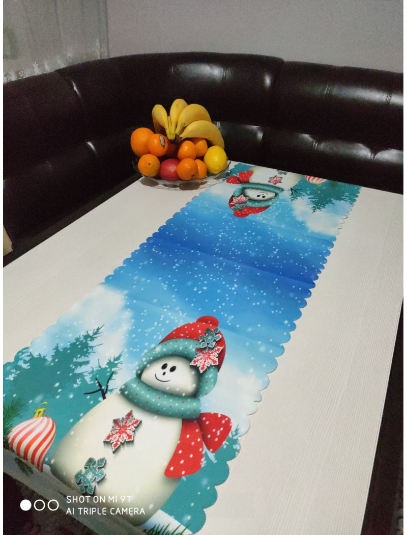 СТ.Новорічна дорожка 134х37см. Поліестер. Туреччина.