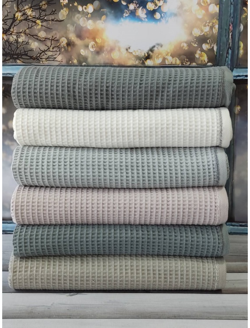 Menhattan вафельні рушники 50х90см., 6 шт/уп. Pupilla Туреччина.