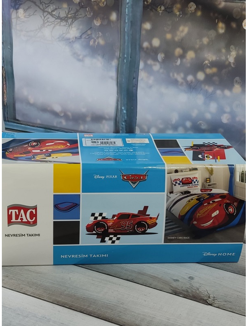 Rinsy cars roce полуторна дитяча постіль. Ранфорс. TAC Туреччина.