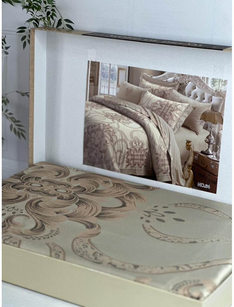 NO.64 жаккардова постіль. Євро розмір. Word of dream.
