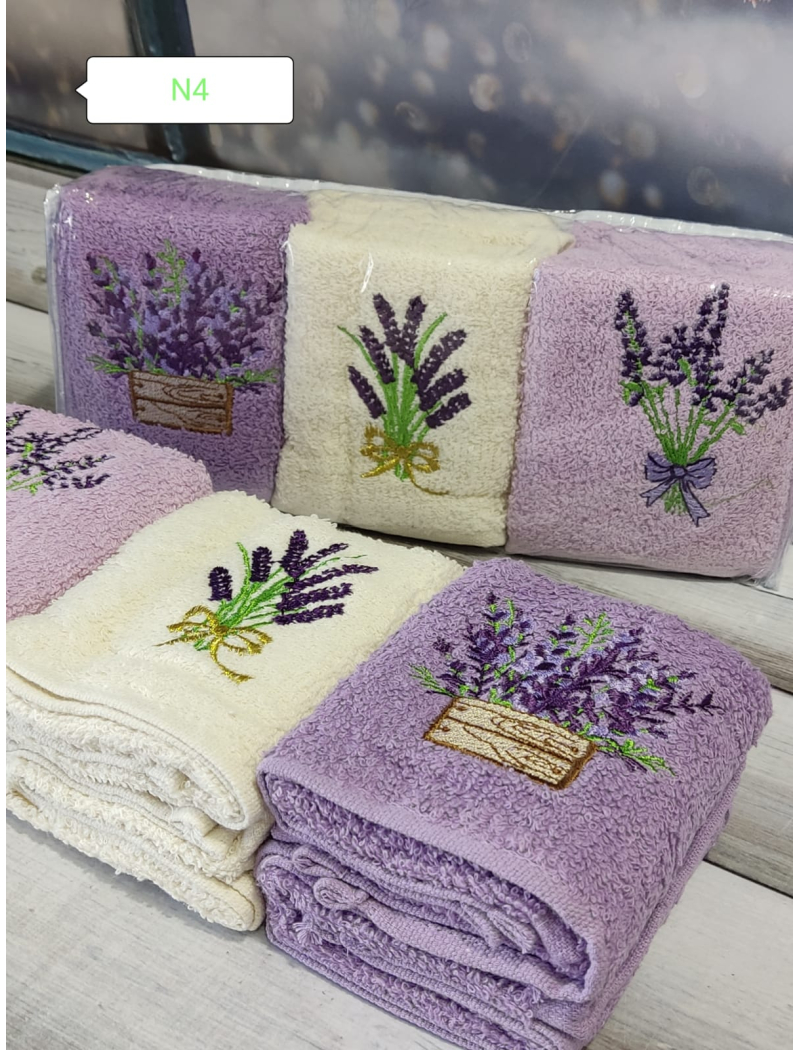 Mame Lavanta 30х50см., 6 шт/уп. Кухонні рушники. ПВХ упаковка.