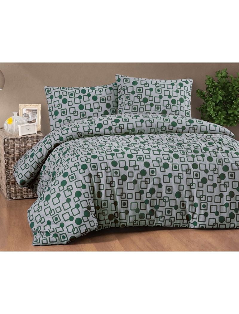 41882 полуторна фланелева постіль. Cotton collection Туреччина