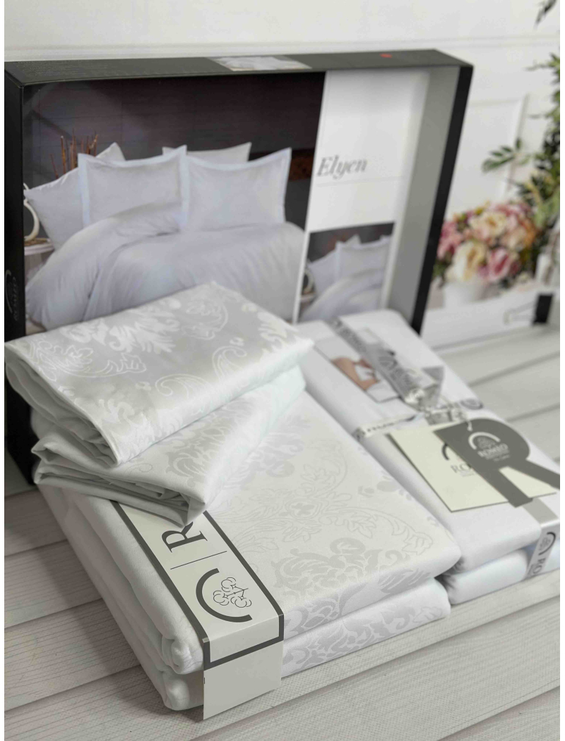 Elyen жаккардова постіль, євро розмір. Romeo home Туреччина.